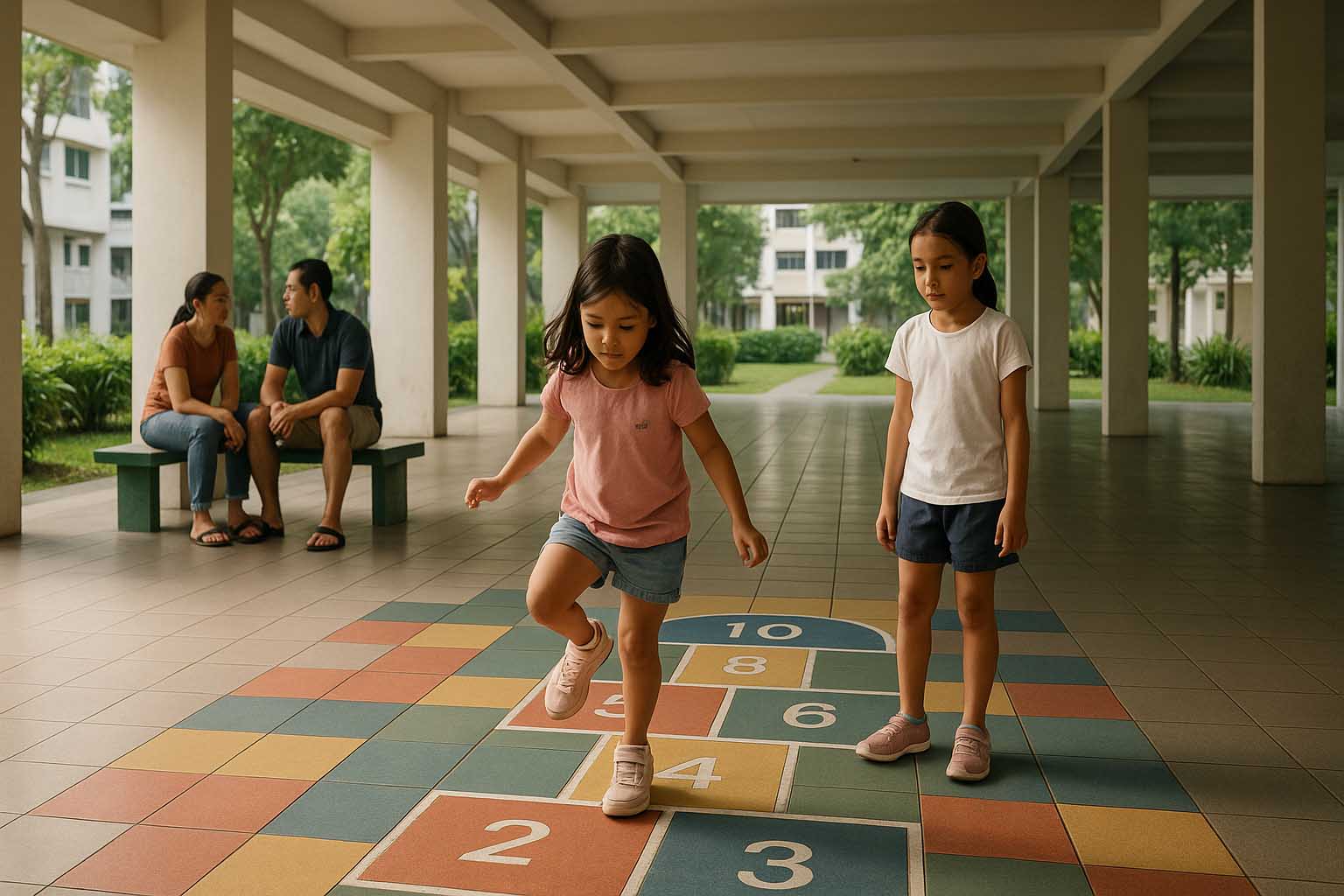 The Comfort of Singapores Void Deck