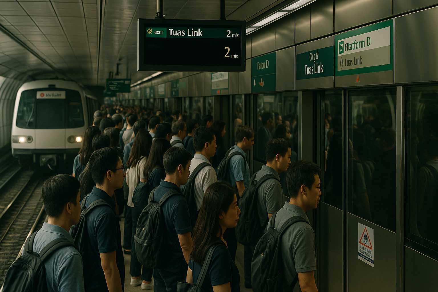 The Sights and Sounds of a Singapore MRT Commute